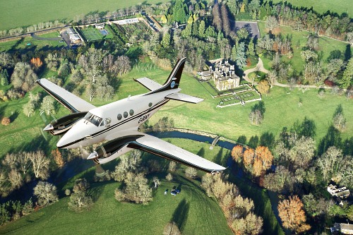 Aerial imaging aeroplane - image:Bluesky