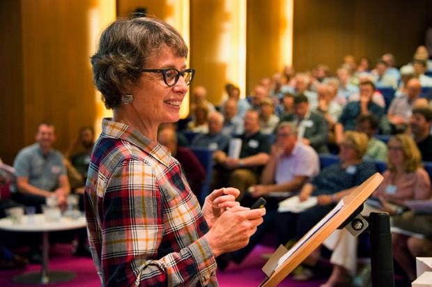 Sophie Churchill addressing the conference - image: Philip Formby/WTML