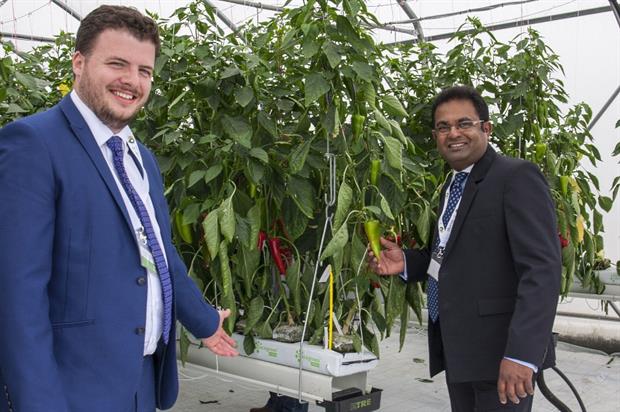 Cocogreen's Thomas Ogden and Dr Sudesh Fernando at the opening - image: Cocogreen