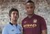 Noel Gallagher and Manchester City's Kompany unveil new Umbro kits