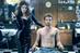 Kelly Brook shaves men's body hair for Philips