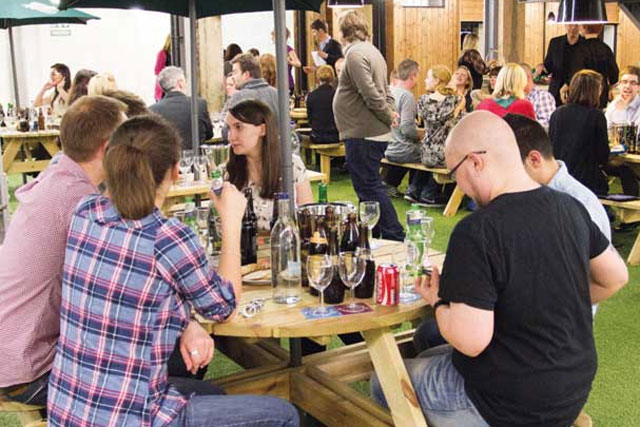 Elvis: treats staff to beer lessons