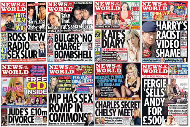The News of the World: last issue will be published on Sunday