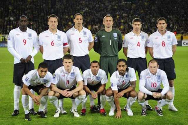 Euro 2012: England football team