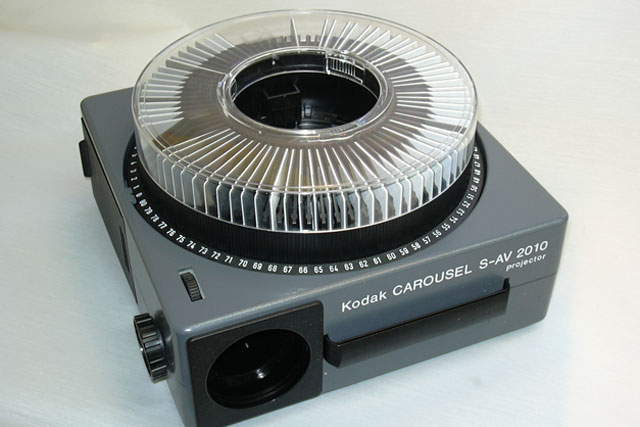 First carousel slide projector: by Eastman Kodak i