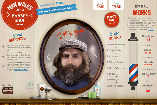 LBi: creates charity site for Oxfam trek