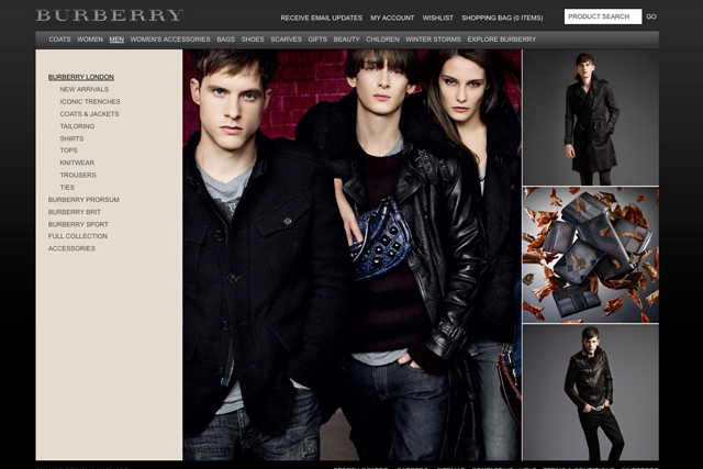 Luxury brands finally venture online