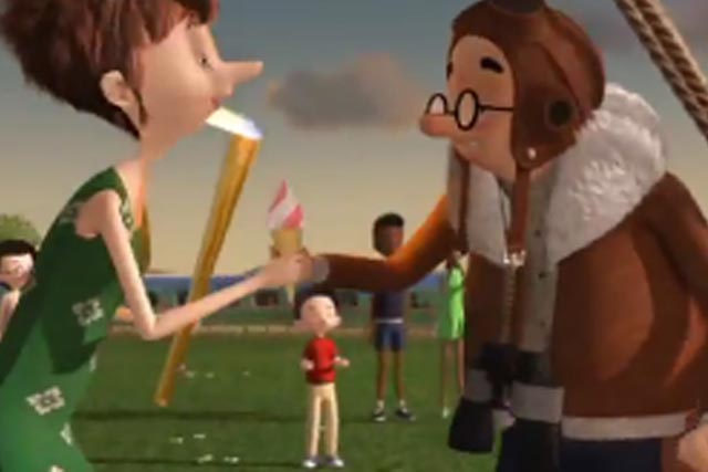 Lloyds TSB:launches its first 2012 Olympics promotional TV ad