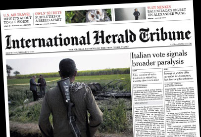 IHT: to be rebranded as The International New York Times