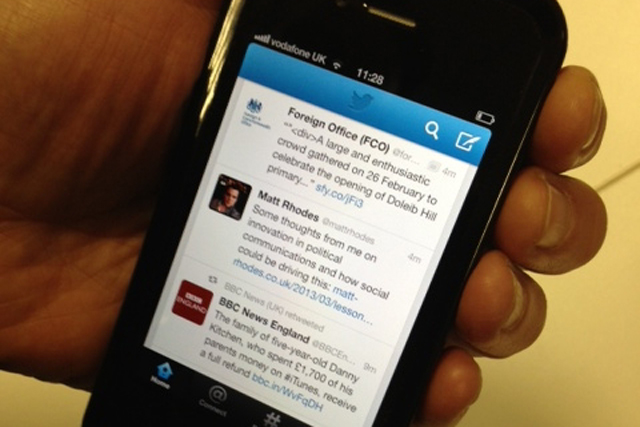 Twitter: releases mobile study