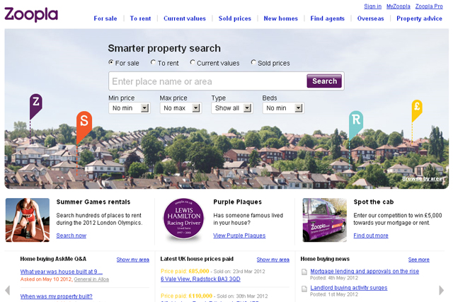 Zoopla: acquisition of upmystreet.com