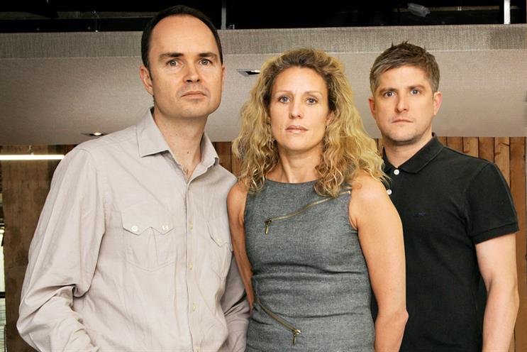Nairn, Calcraft and Brooke-Taylor (l-r): the former MCBD and Dare trio are reuniting