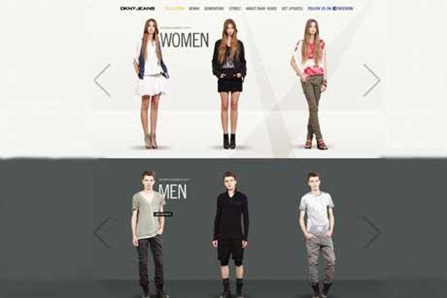DKNY Jeans International launches new website
