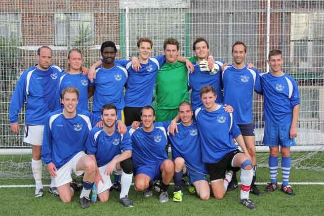 Grey's team (Back row left to right) Patrick Wisnom, Rasmus Smith Bech, Joe Arojojoye, Owen Garrood, Grant Paterson, Mike Clarke, Matt Buttrick, Tom Pearce (Front row left to right) Gareth Hall, Ryan Deluchi, James Sutton, Youssri Rahman, Alex Manzi