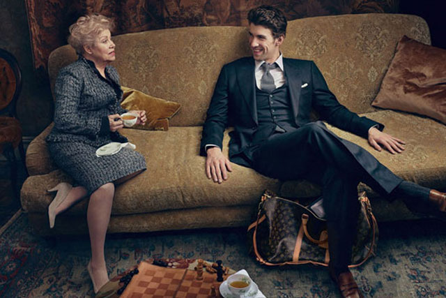 Louis Vuitton: latest work features swimmer Michael Phelps