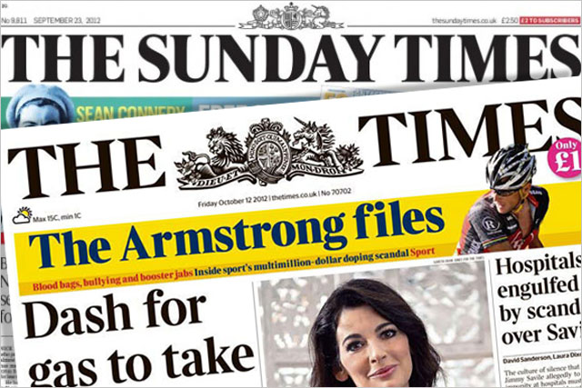 The Times: corporate sales boost to circulation figures