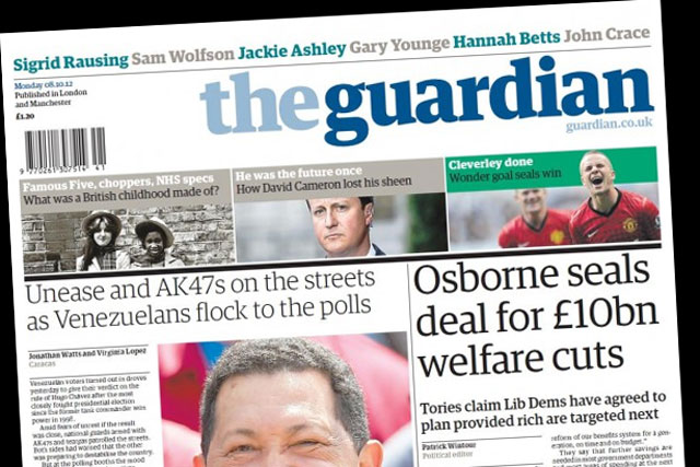 NEWSPAPER ABCs: Guardian, i and FT enjoy autumn lift