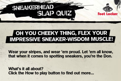 Foot Locker: Sneakerhead game