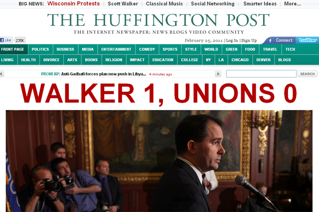 The Huffington Post: Arianna Huffington is named president and editor-in-chief of the group