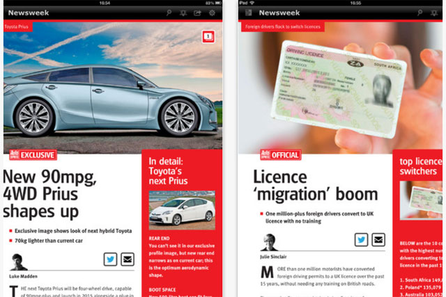 Dennis: unveils Auto Express interactive iPad app