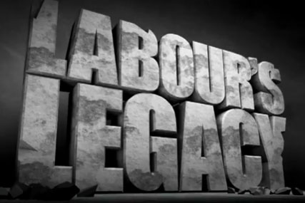 Government campaign: film blames Labour for current spending cuts