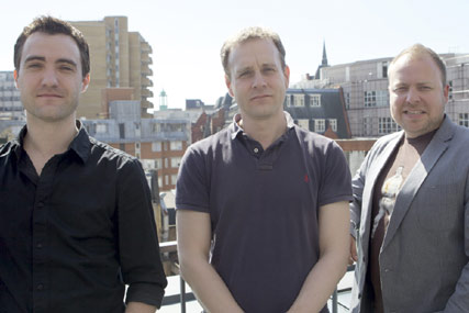 Grey London…(l-r) Leon McCornish, Chris Hirst and Craig Morgan