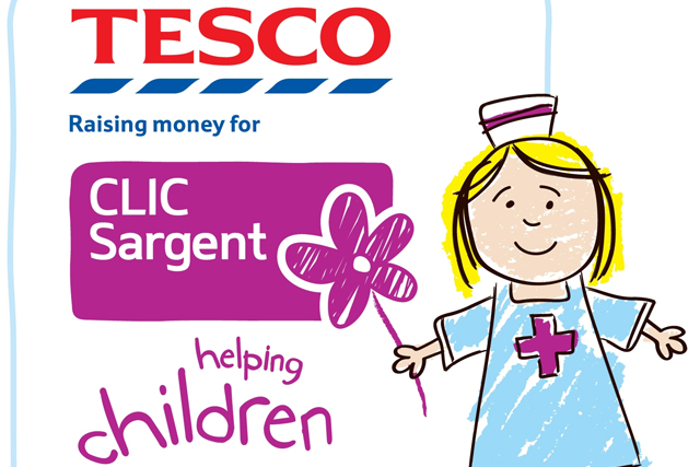 Tesco: supports CLIC Sargent children's charity