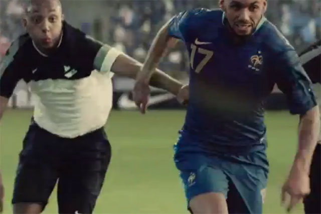 Nike tops the chart with half a million shares and 12.5m views