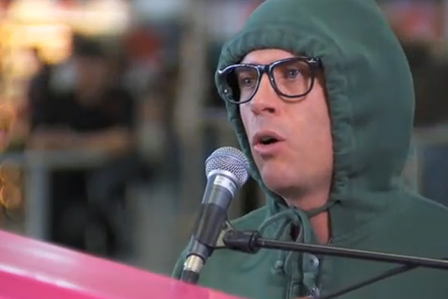 Merton: piano improv guy performs for T-Mobile