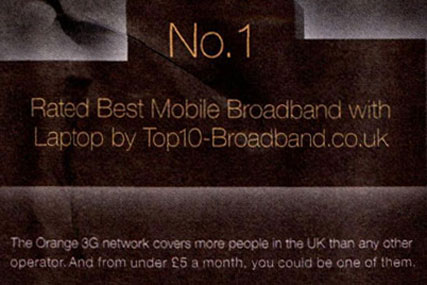 Orange: ad banned by ASA after Three lodges complaint