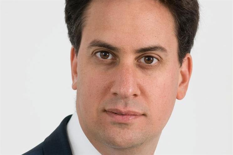 Miliband: calling for women to be fairly represented in the workplace