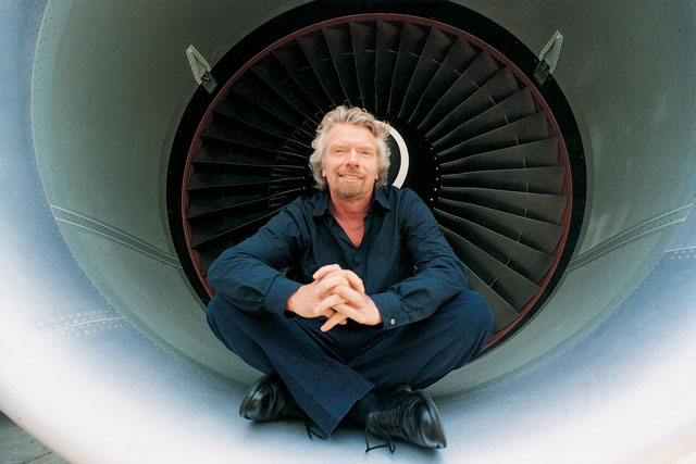 Sir Richard Branson: president of Virgin Atlantic