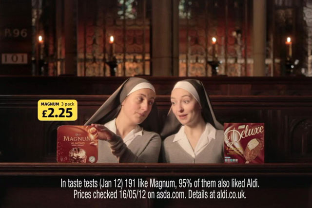 Aldi: 'nuns' was most-remembered ad in June