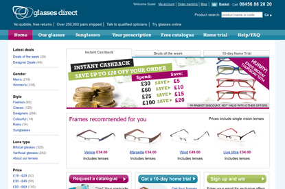 Glasses Direct…launching first TV ads