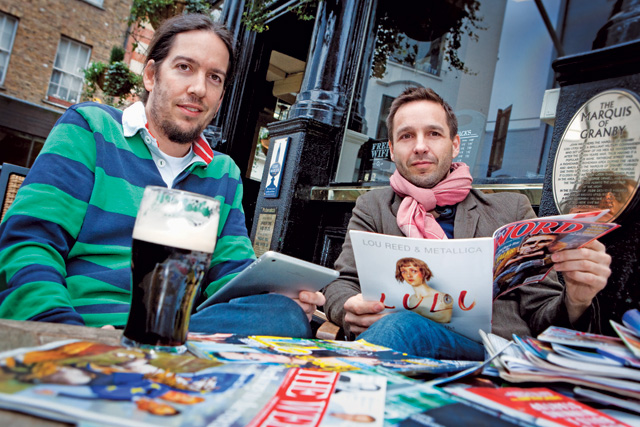Marks (l) and Kaldor…‘it’s about stripping everything down to that thing that sits at the heart of your brand’