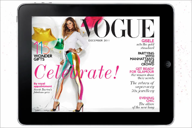 Vogue: iPad app version to go monthly from September