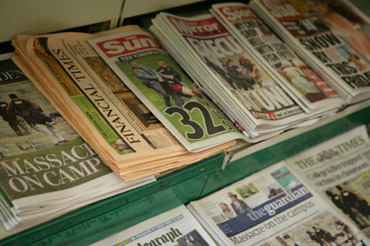 Newspapers... under threat
