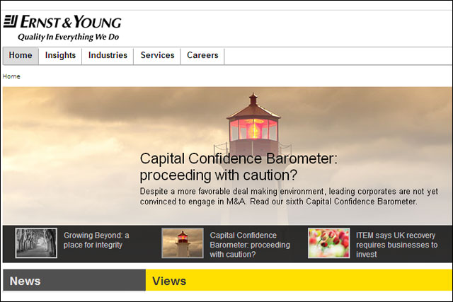 Ernst & Young: appoints UM International for global media business