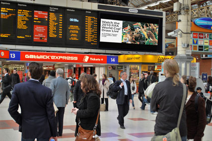 Rail station ads: outdoor under scrutiny