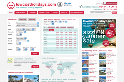 Lowcostholidays.com…hired AIS