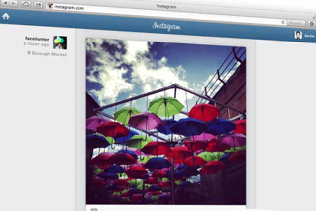 Instagram: launches web service