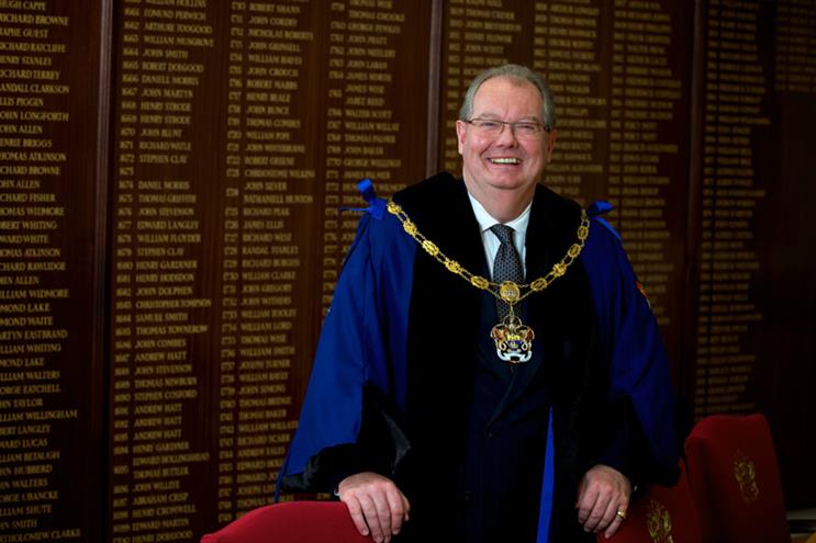 Andrew Marsden, master of the Worshipful Company of Marketors