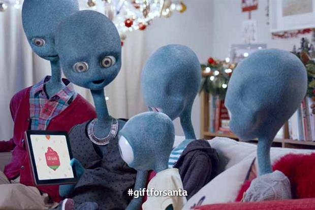Argos: taks the crown for the UK's most-recalled ads in 2013