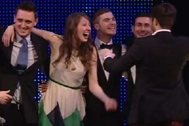 Awards night: winners at last year's ceremony at the Grosvenor House