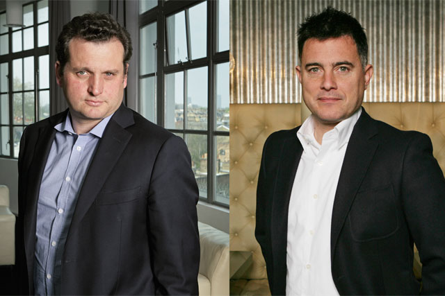 Richard Exon (l) and Damon Collins: 'We have a clear vision for a creative business that we want to start together'