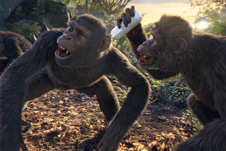 Coldplay made a film that featured the four band members as animated chimpanzees