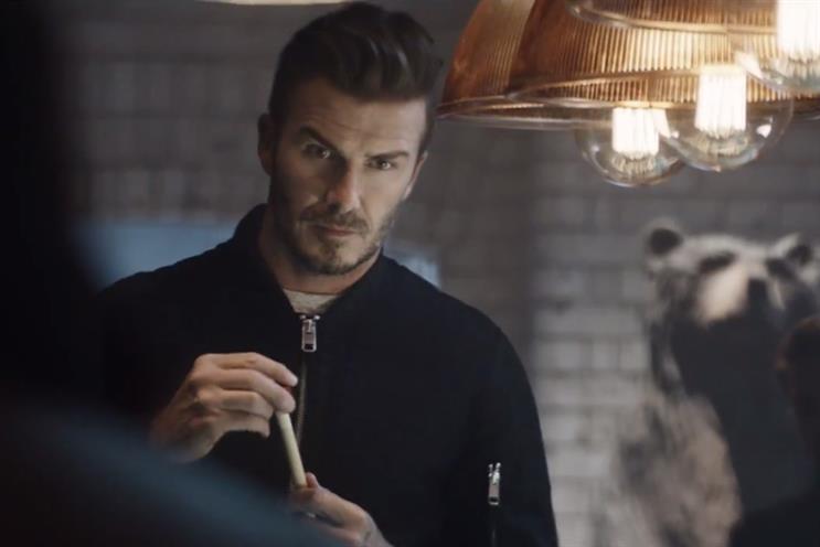 David Beckham: in new H&M ad