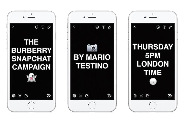 Burberry: distributing content about its advertising
