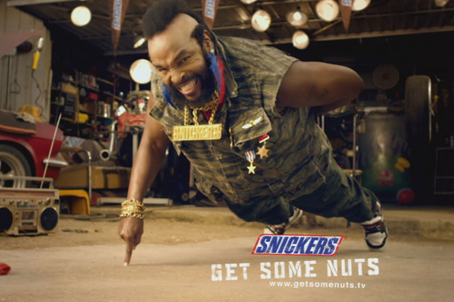 Snickers: Mr T 'get some nuts' campaign