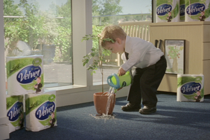 Velvet...ad account merging with Charmin